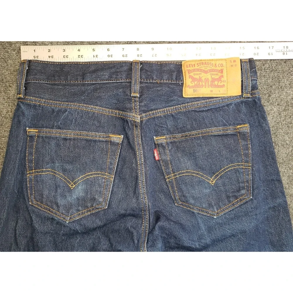 Levis 501 XX Denim Jeans Button Fly 32x32 (32x36tag)